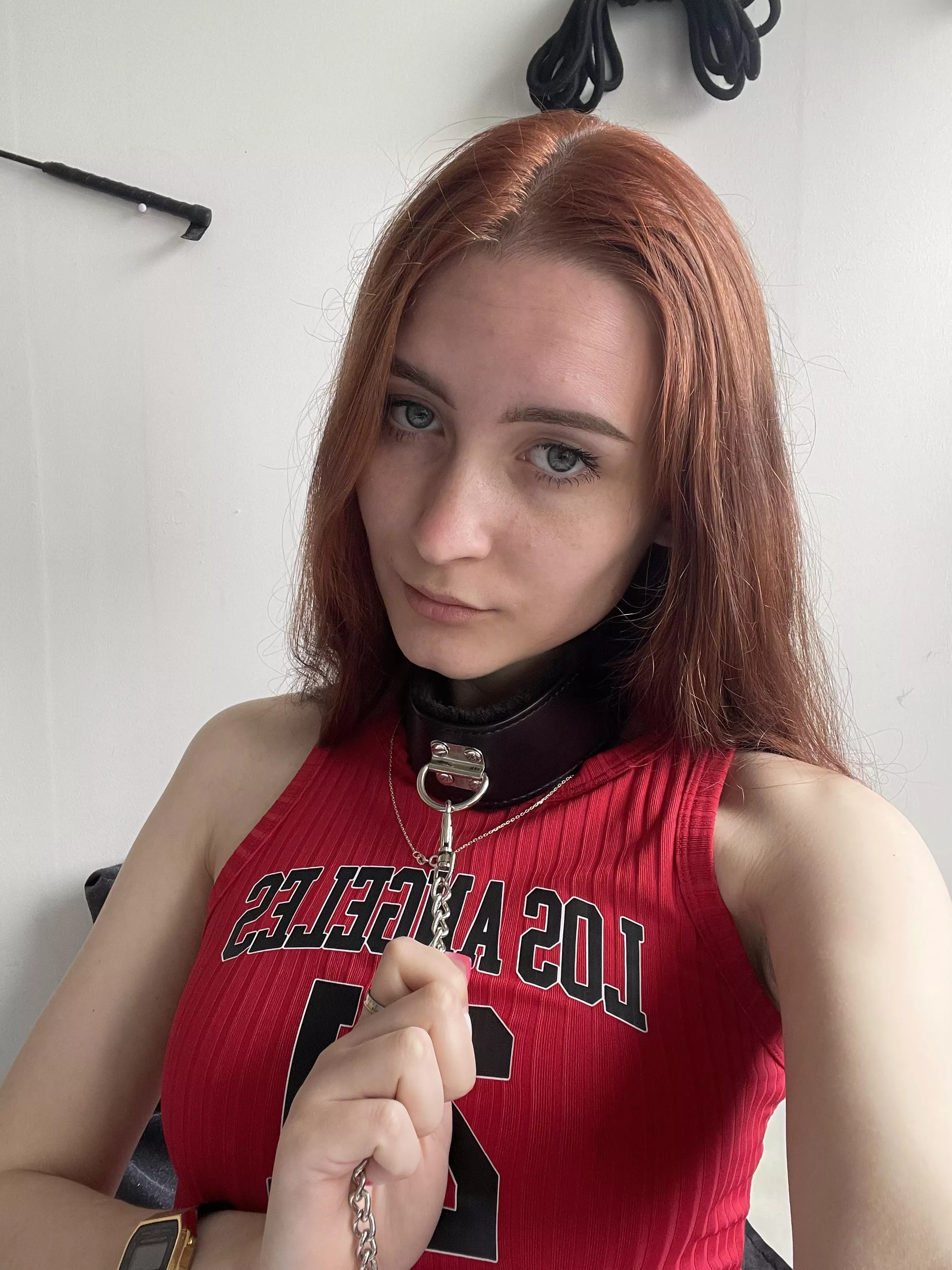 Master, why did you put a leash on me in bed if we just came from a walk