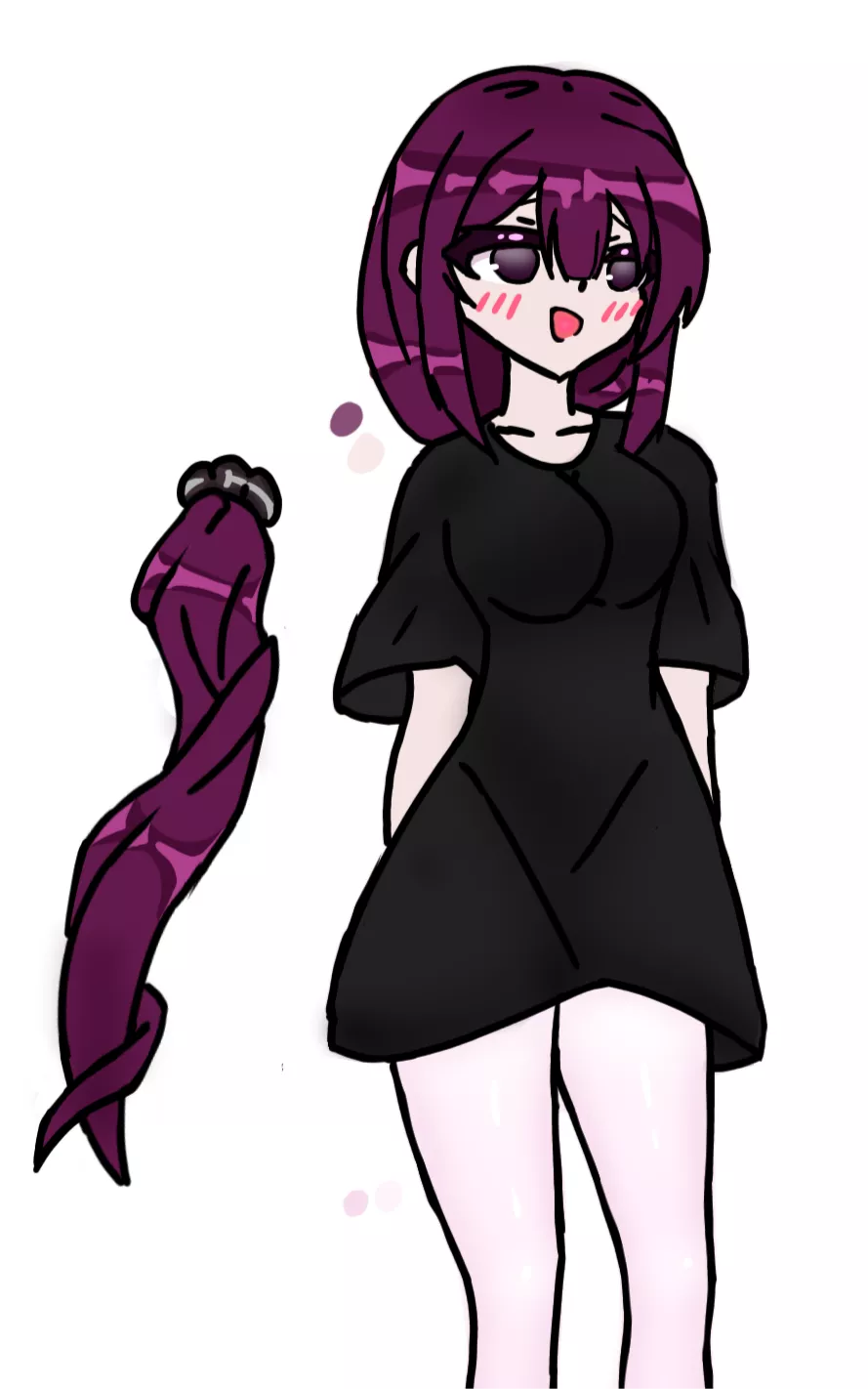 Meet my avatar. She is the one who make those chaoses and ecchi things(me). I also started taking oc requests to draw them in bondage 
