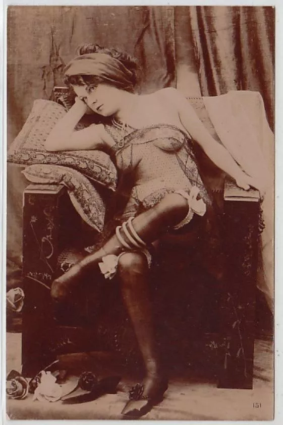 Naughty French Postcard