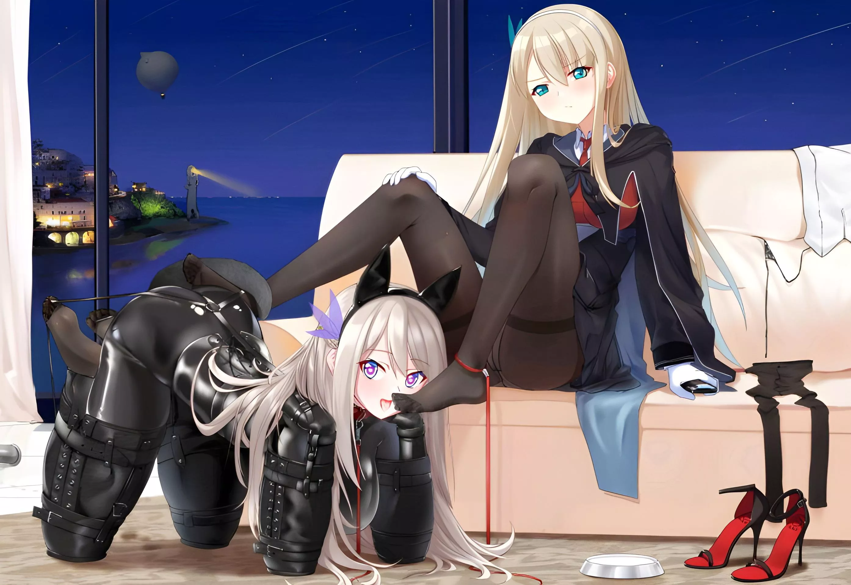 she has such a submissive pet~ (CangSeYeHua)