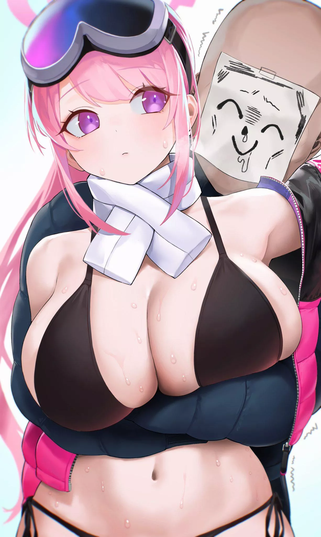 Someone is thirsty for milk