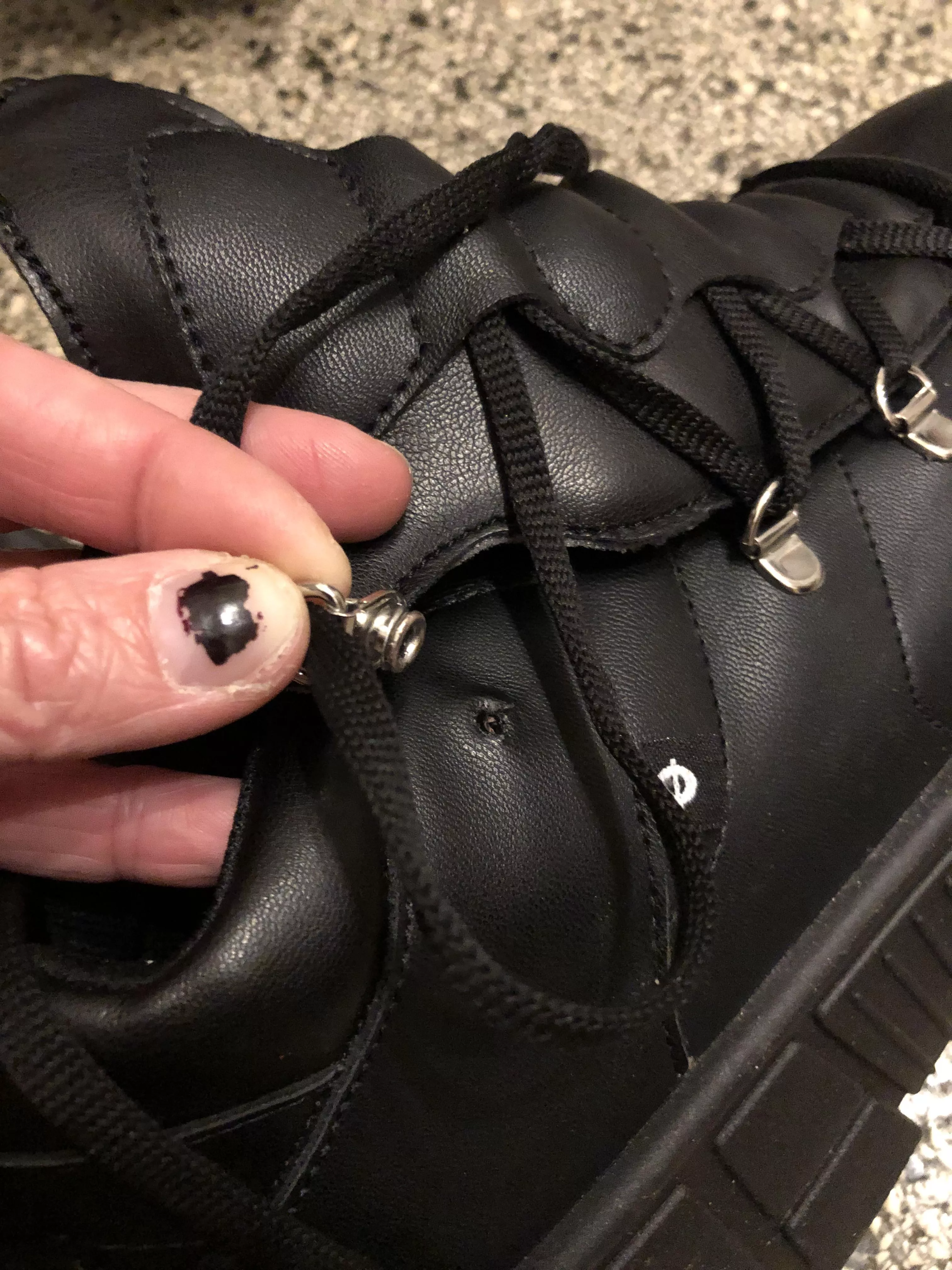 Altercore shoes are big NO