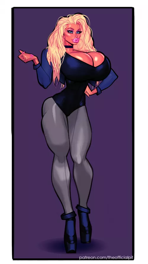 Black Canary plastic bimbo