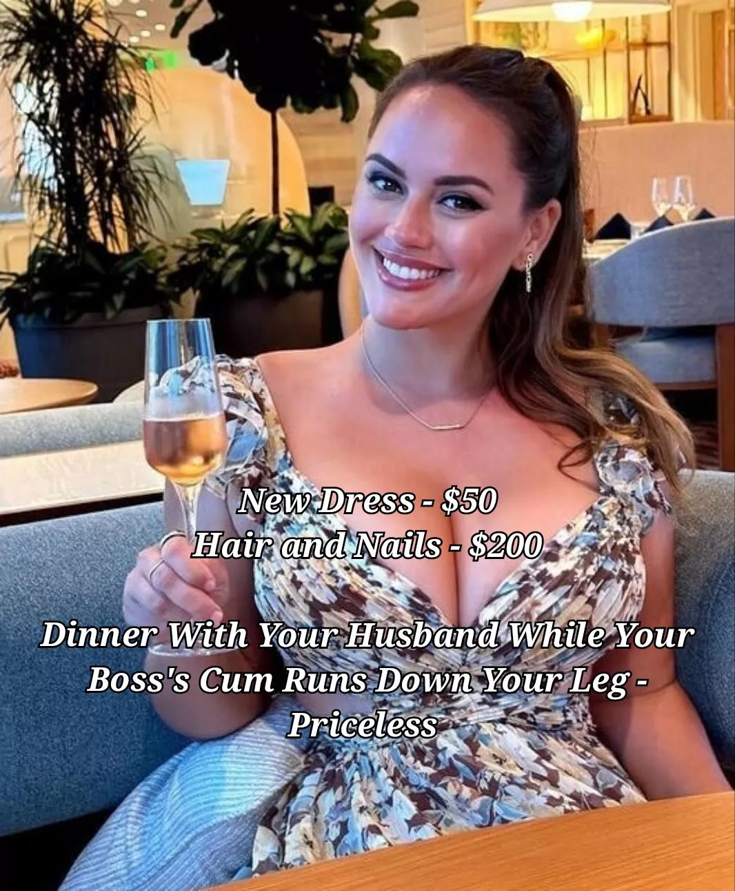 Celebrating her promotion 