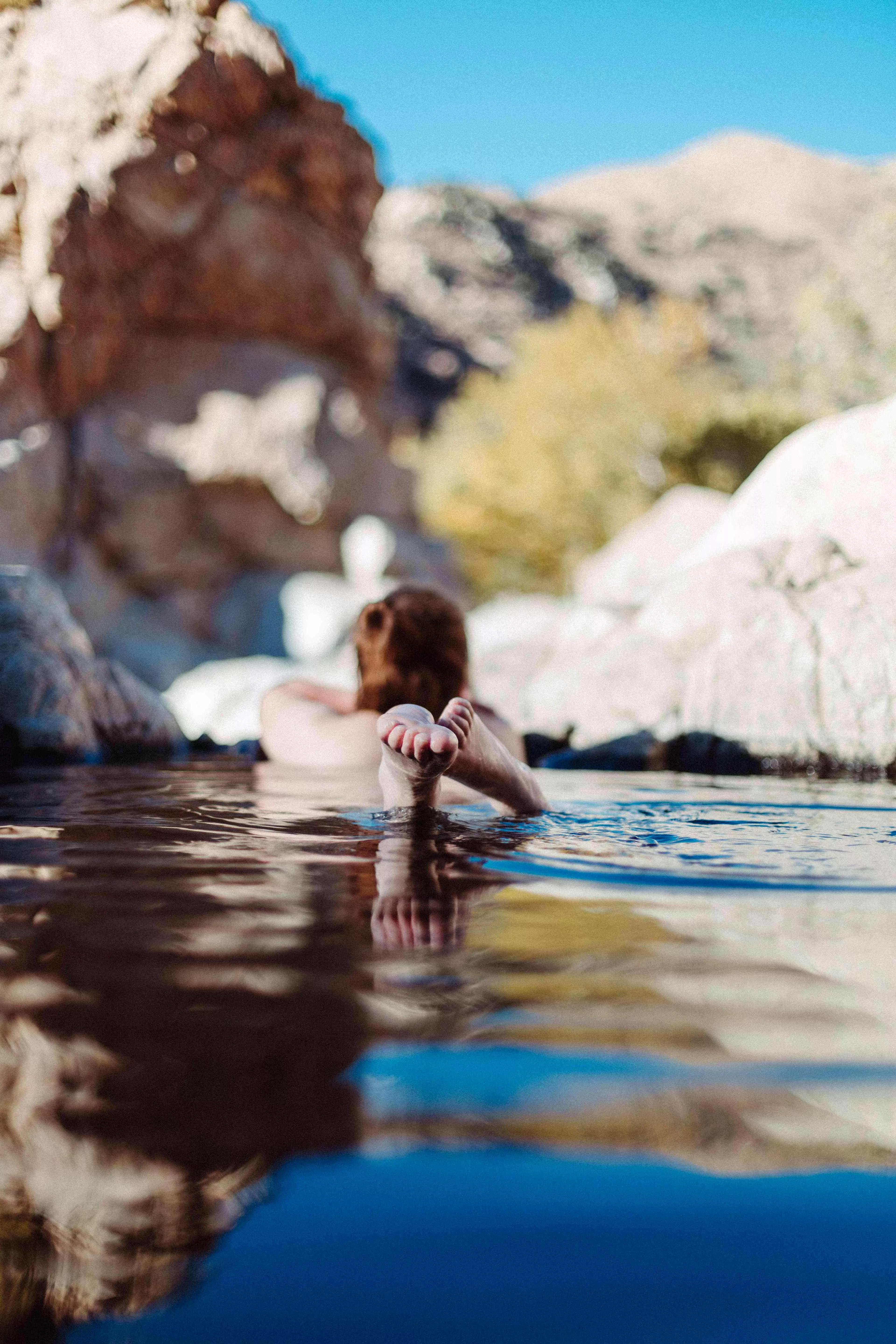 Did you know that most hot springs are clothing optional? Welp, nothing for me to wear then.