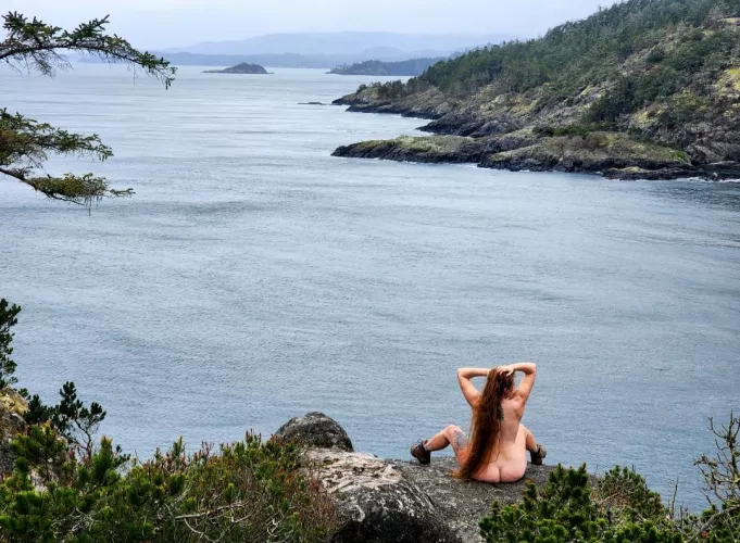 Embracing the ocean.