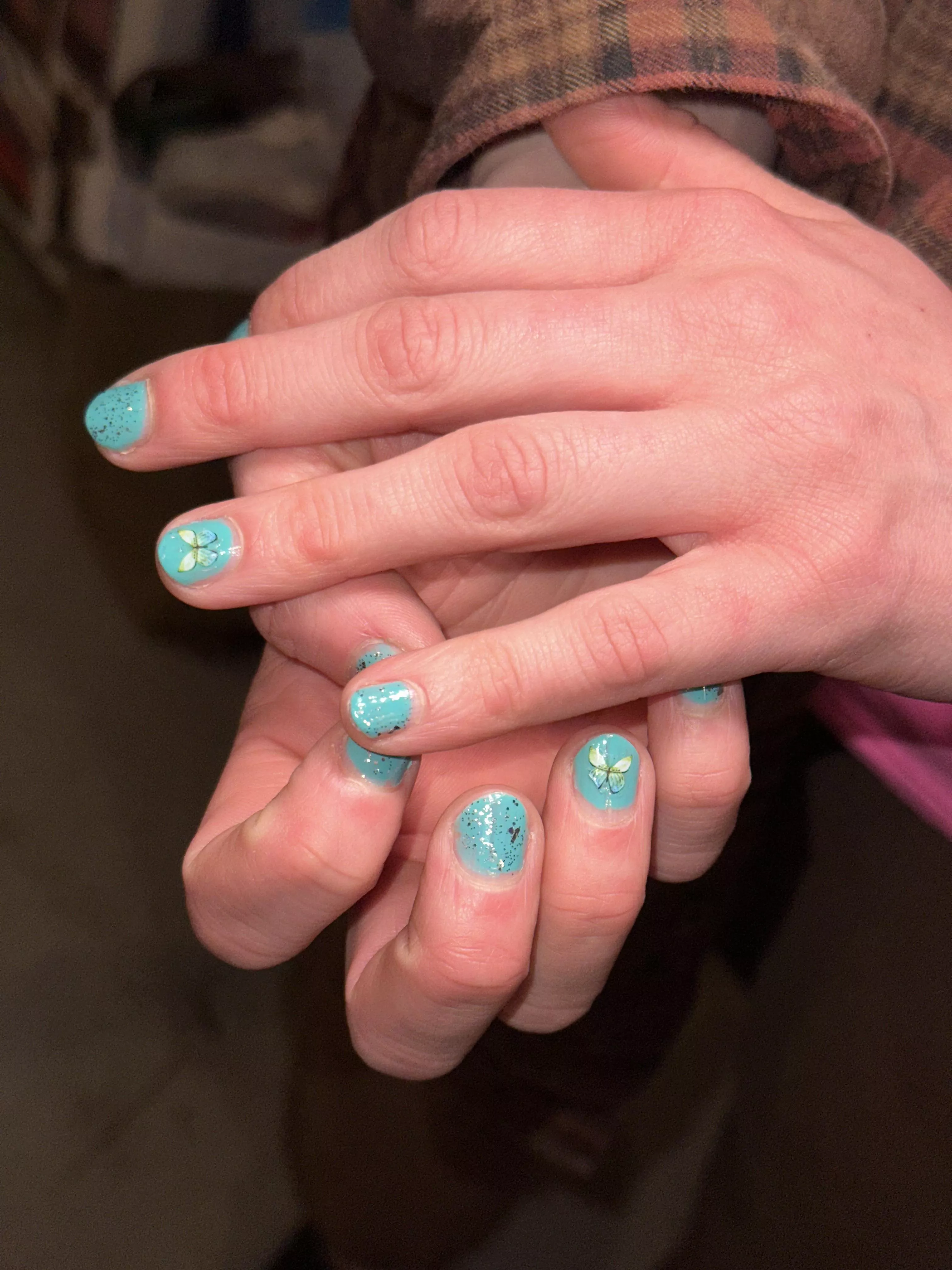 ~ first time with painted nails in over two years