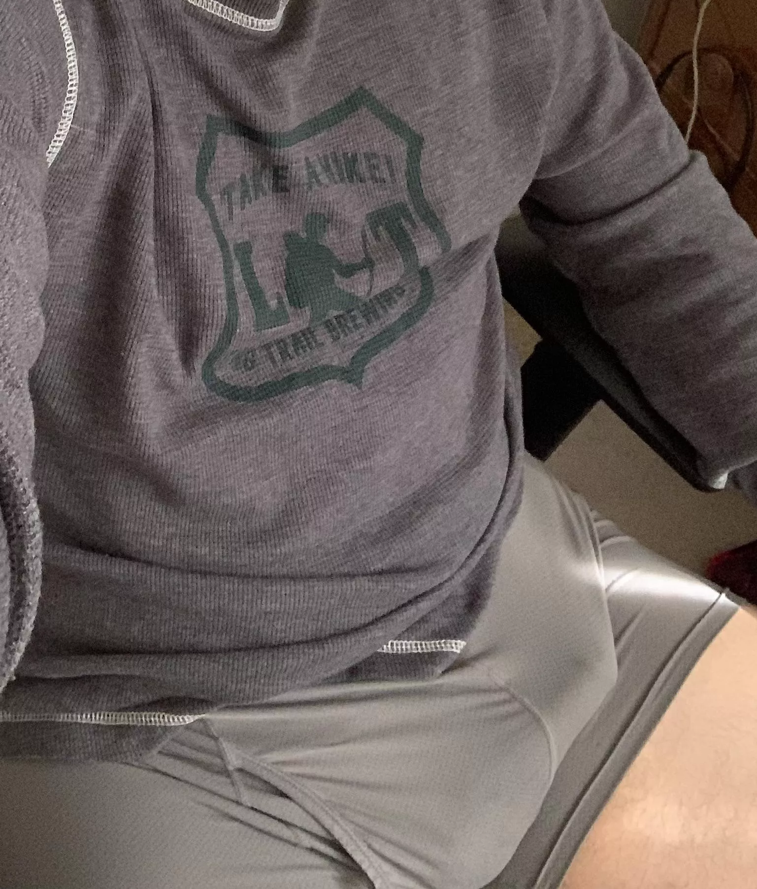 Let’s take a hike and get lost in the woods. I’ve already got a perfect walking stick