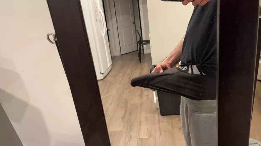 Massive monster cock stretching underwear