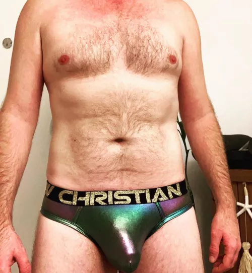 Me in my metallic brief 