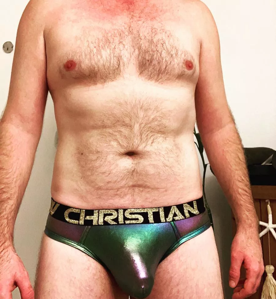 Me in my metallic brief 