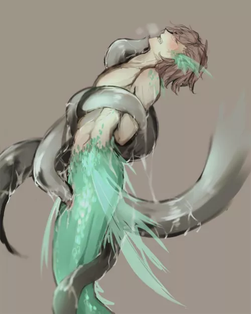 Merman with the mermussy