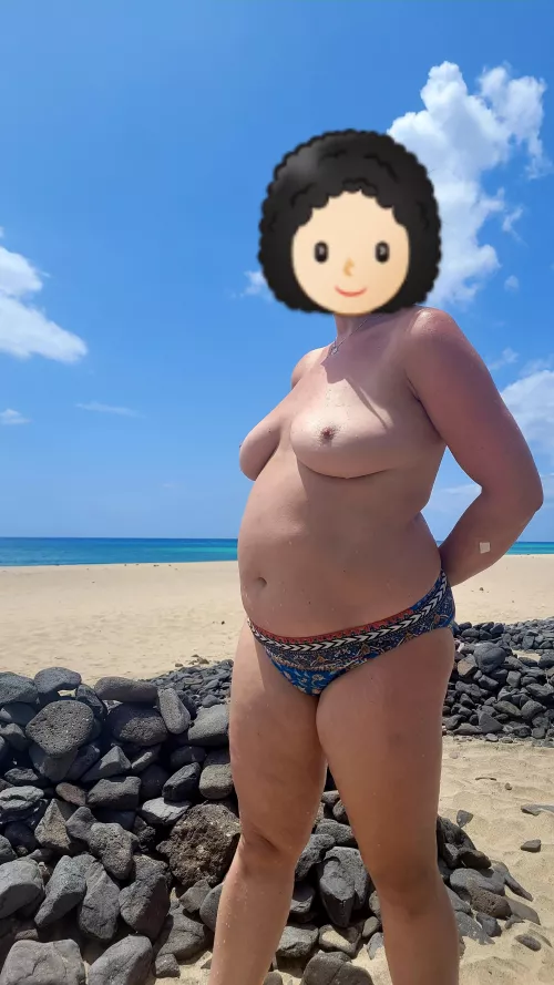 My chubby wife loves being naked, just like me