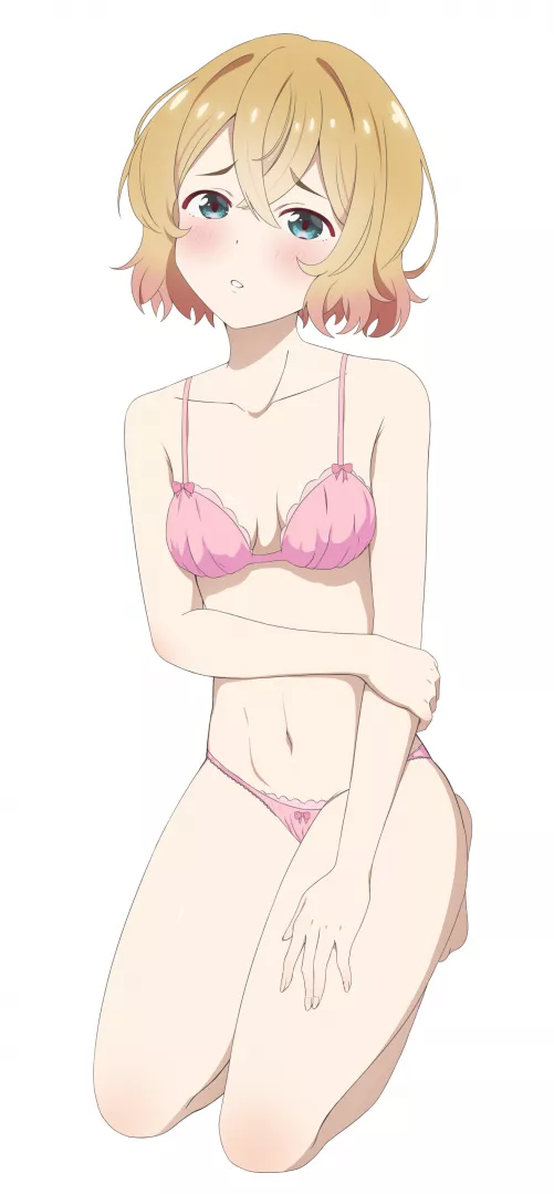 Nanami Mami Wearing Her Pink Lingerie (Rent A Girlfriend)