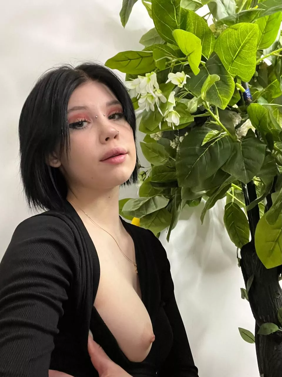 Real emos show off their tits