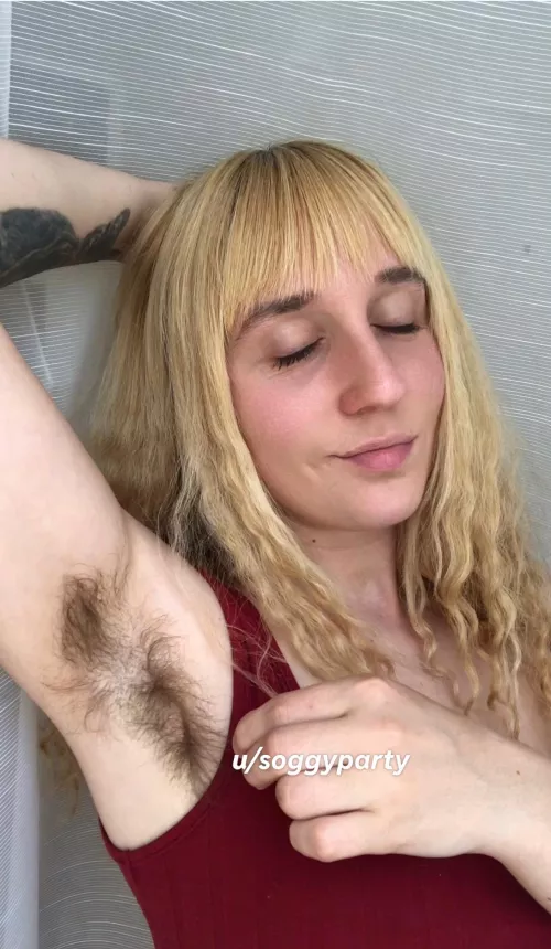 Still wildly hairy because I don’t have time to trim 