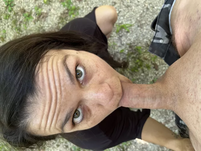 The wife sucking me off