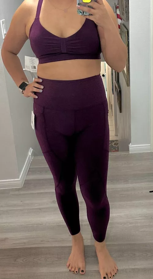 Trying on new workout outfit [f]