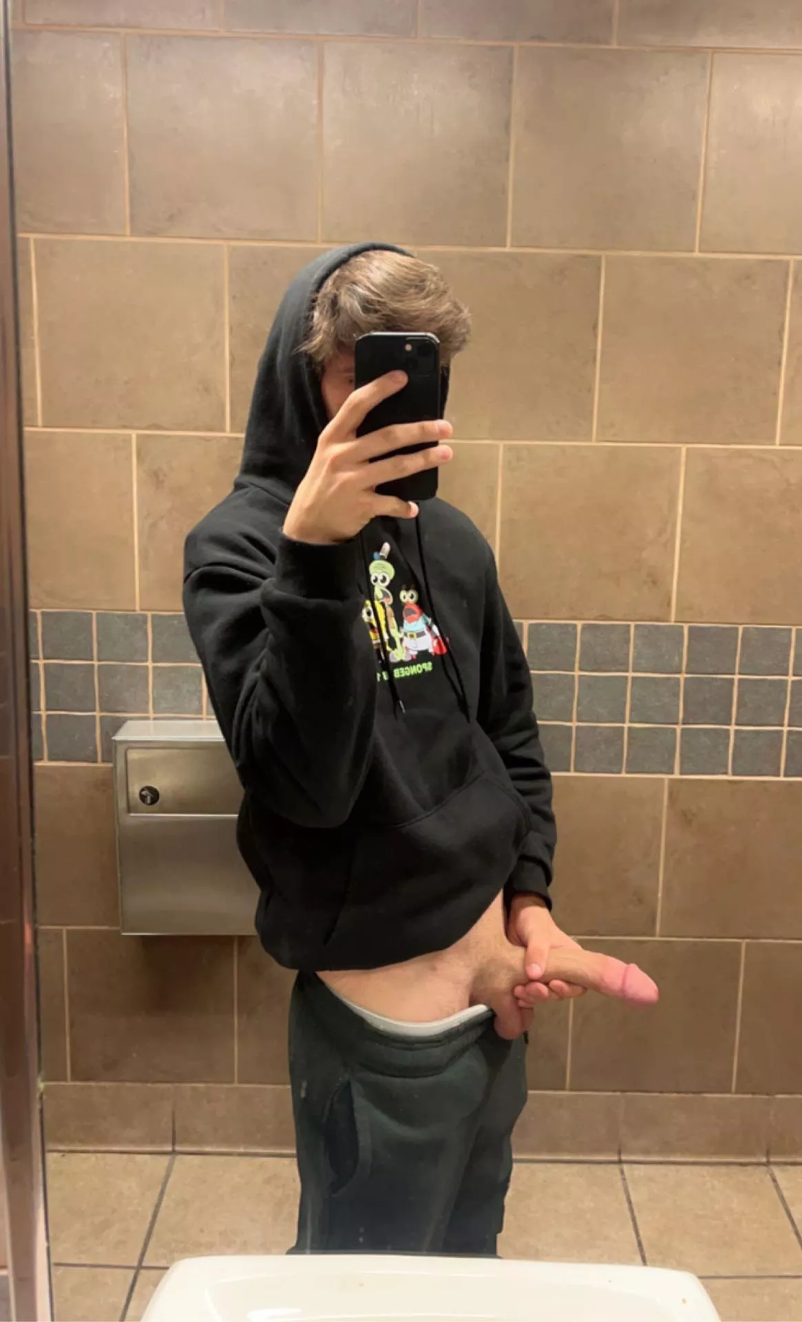 Waiting for someone to walk in while I “forget” to pull up my pants 🤭