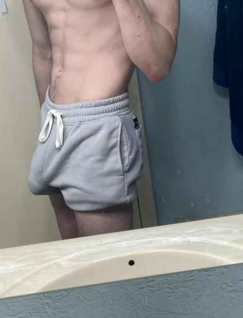 Was wondering why people were looking at me today at the gym….