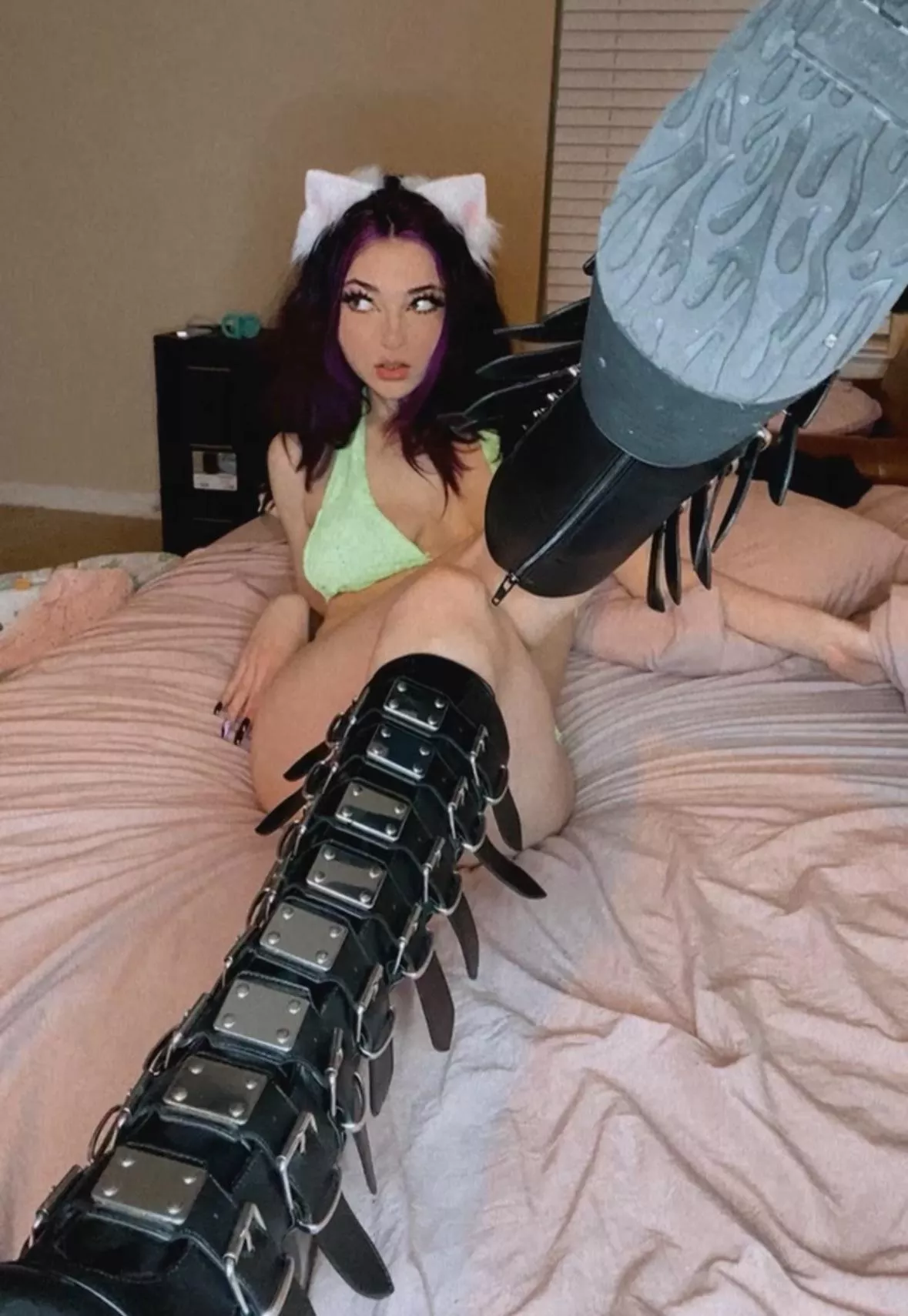 What do you do with a sassy pup in big ol' boots?