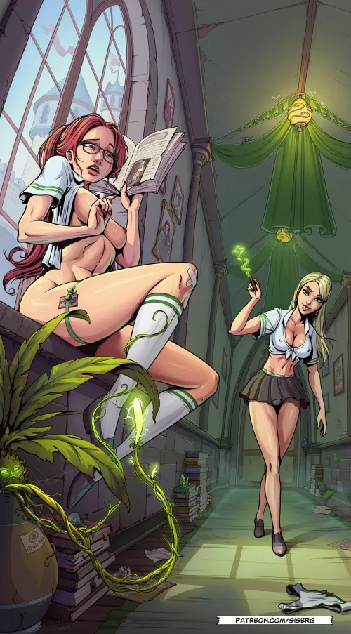 Daphne Greengrass's Flora Magic 🌱 (Innocent Witches) (Artist: Scerg) 