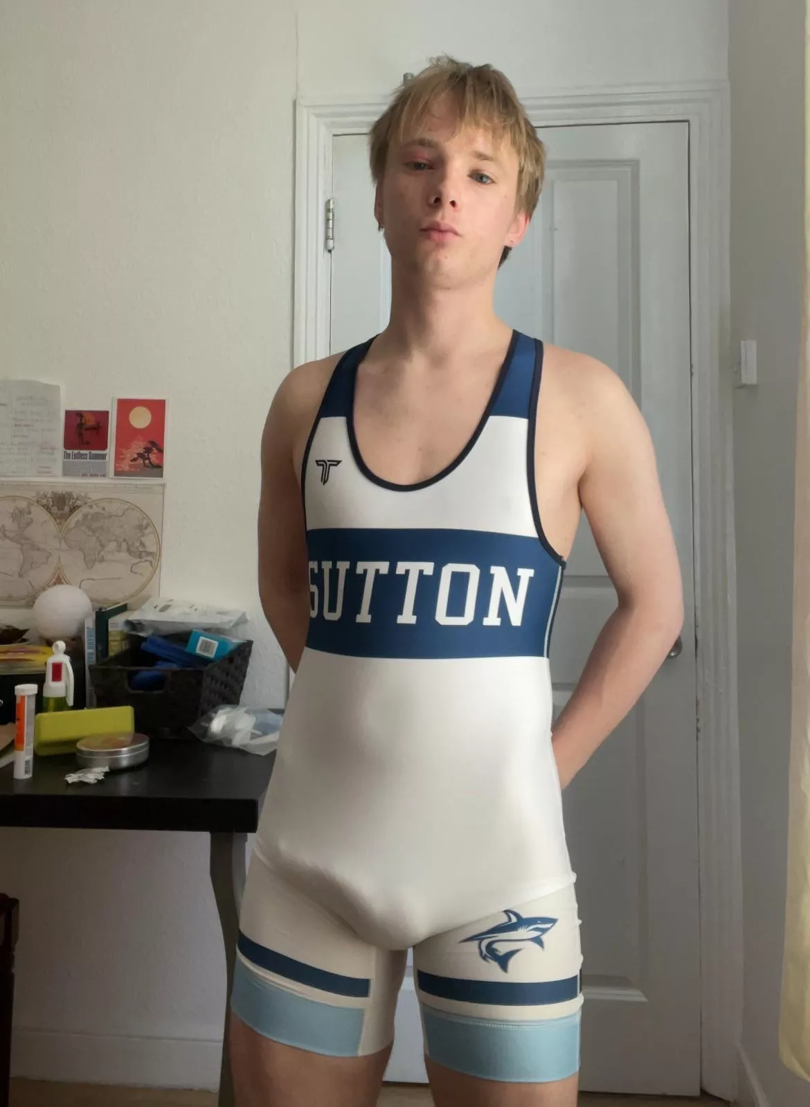 Feeling good in blue and white 😉 