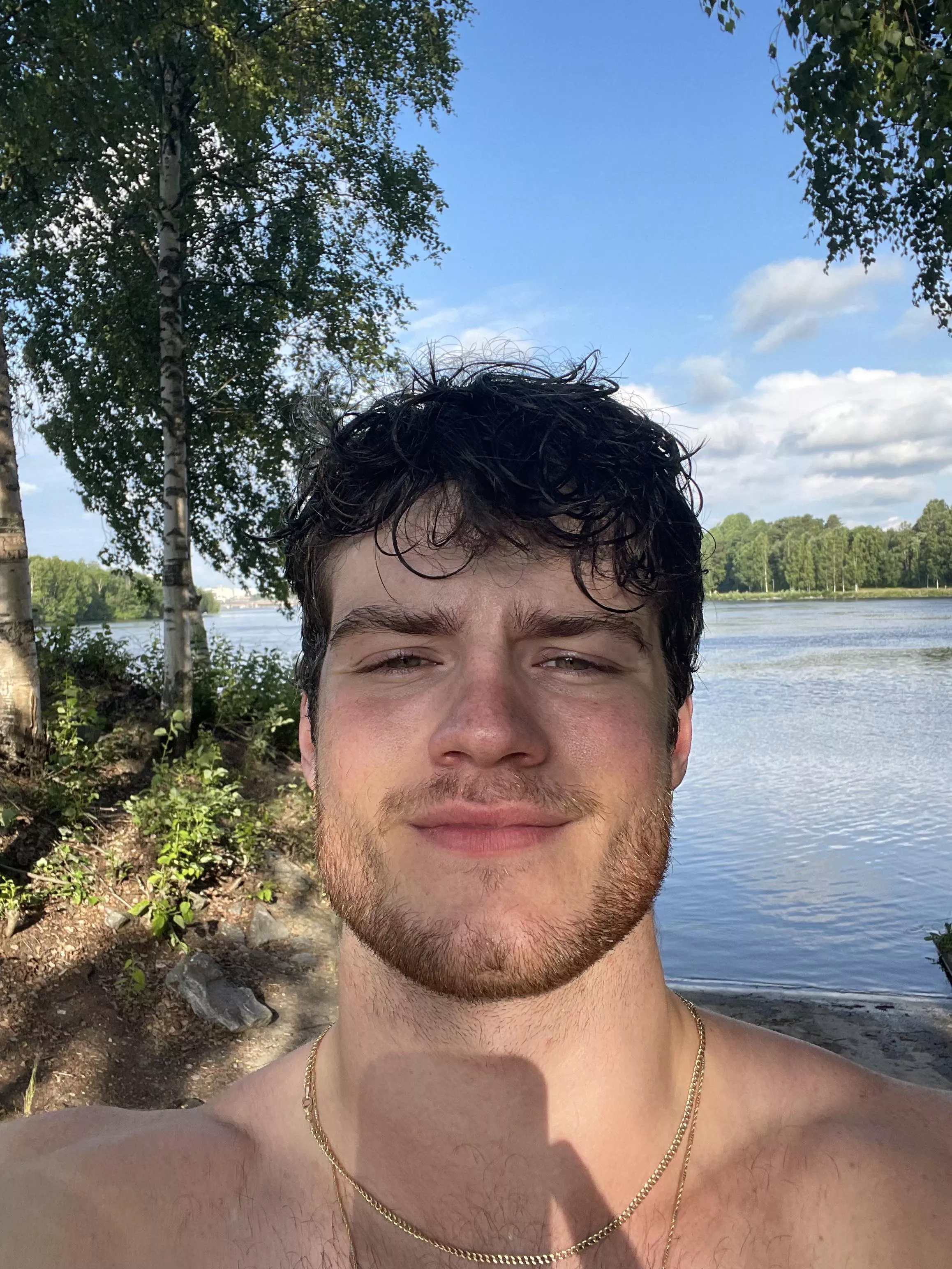 First swim of the year! 🏊 