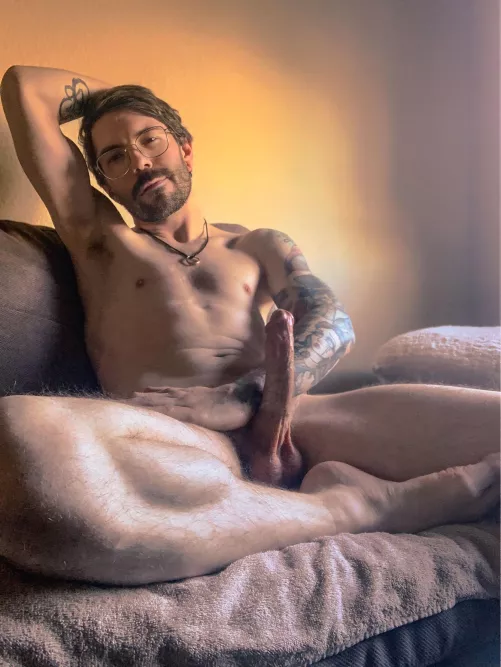 Glasses stay on during sex.