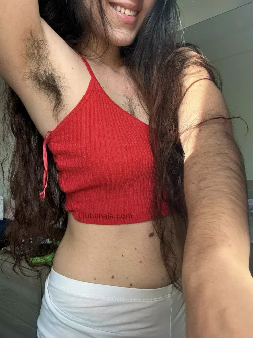 Good morning from my very hairy armpits