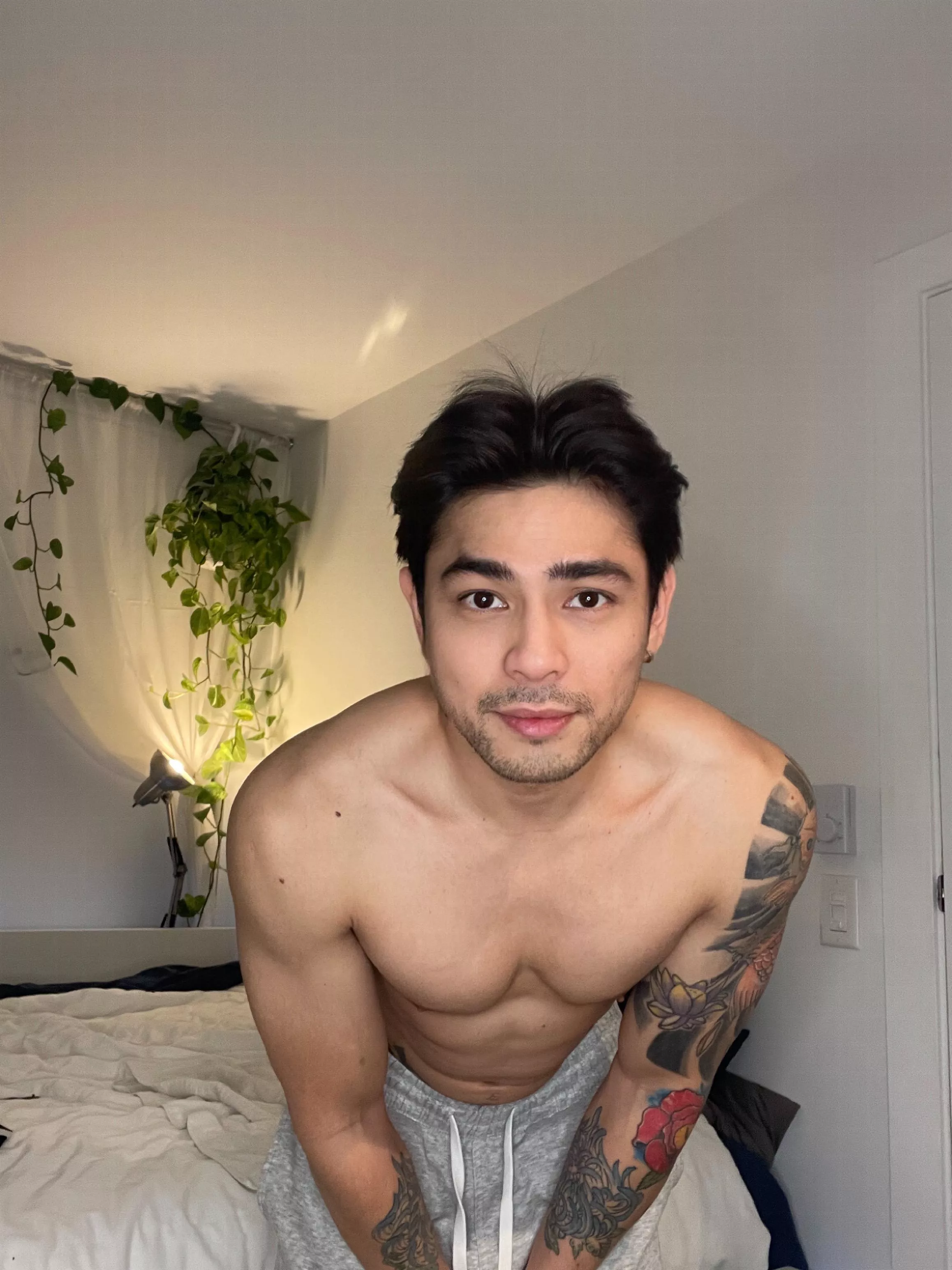 Hey, shall we go straight to my bed?