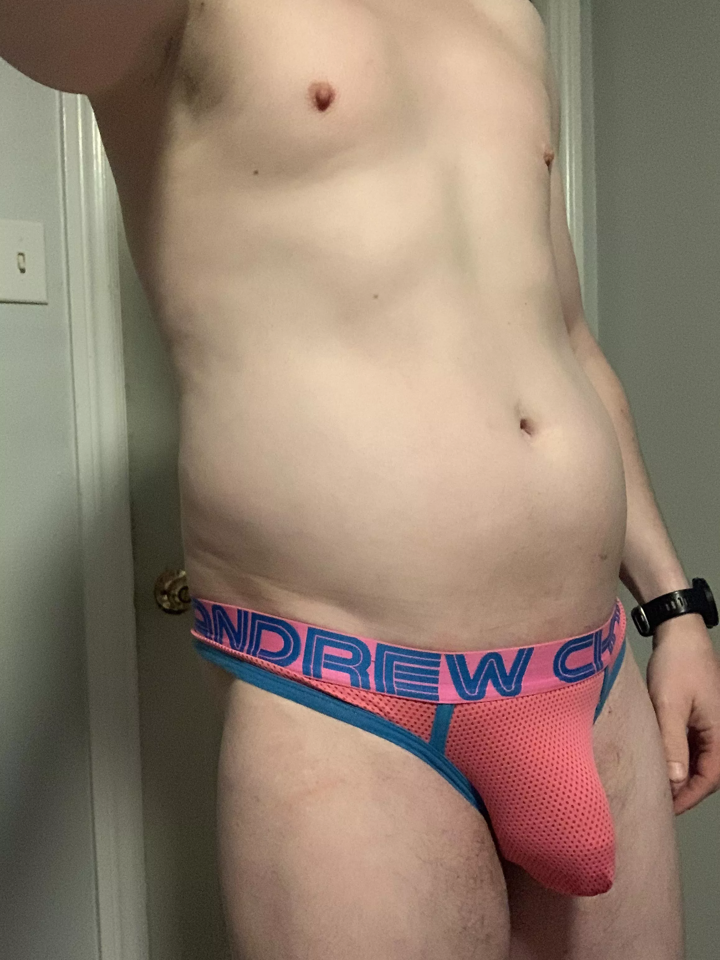 I love the way my bulge looks in these.