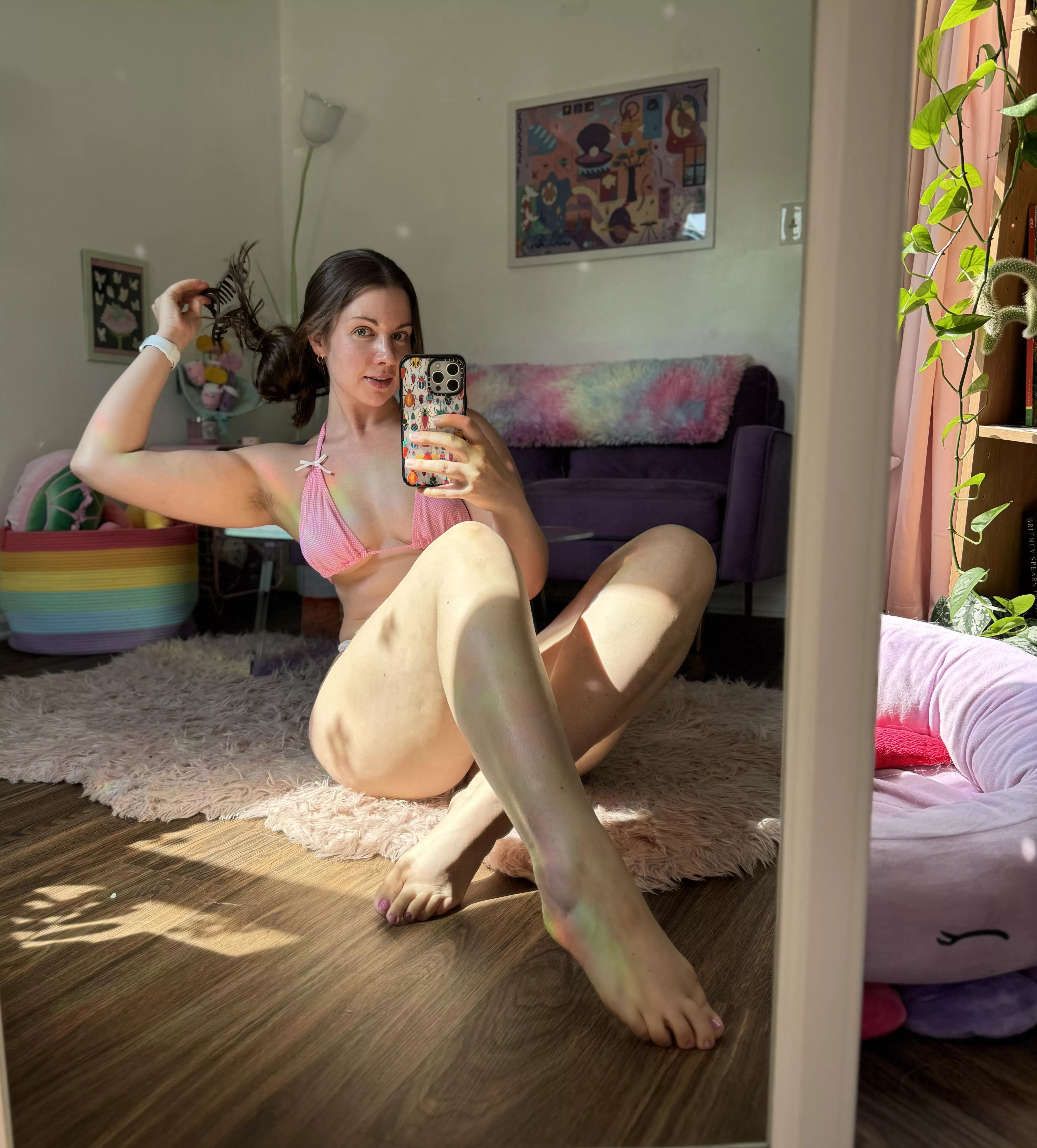 Letting my hair down