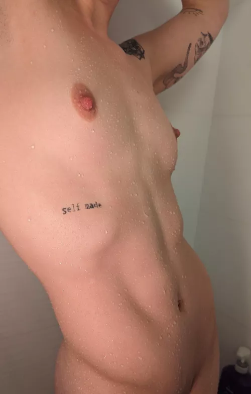 My nipples make up for how flat I am 