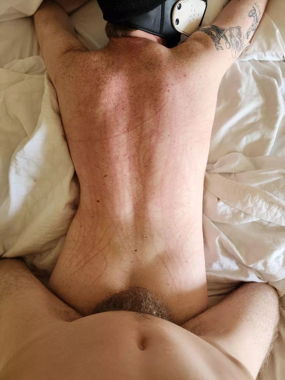 My partner scratched my back up with their nails 🤤