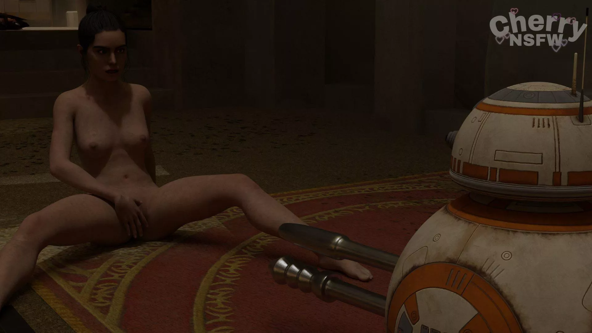 Rey and bb8! (Cherrynsfw)