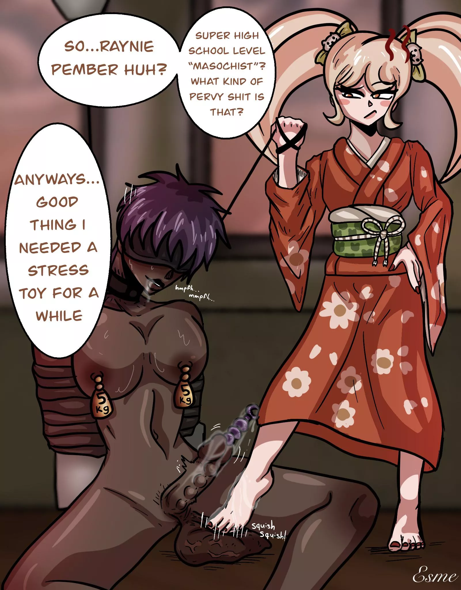 Saionji Hiyoko X OC (Danganronpa) (OC)