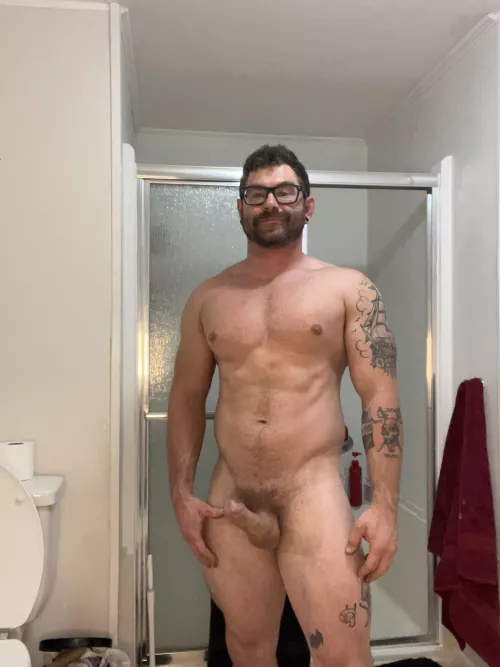 Showering after the gym 