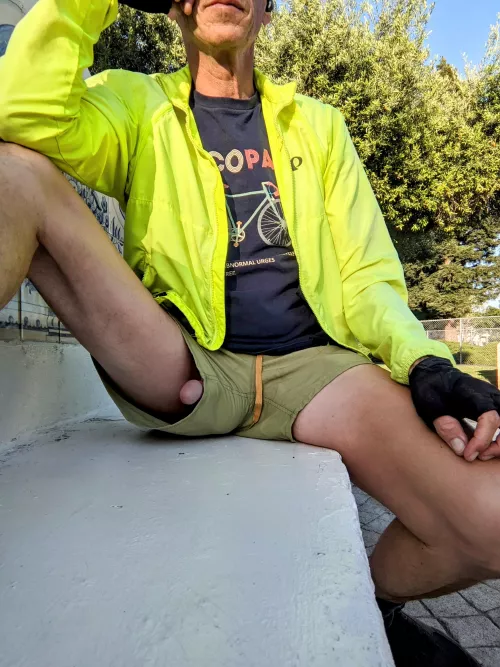 Slide your hand up my thigh? 