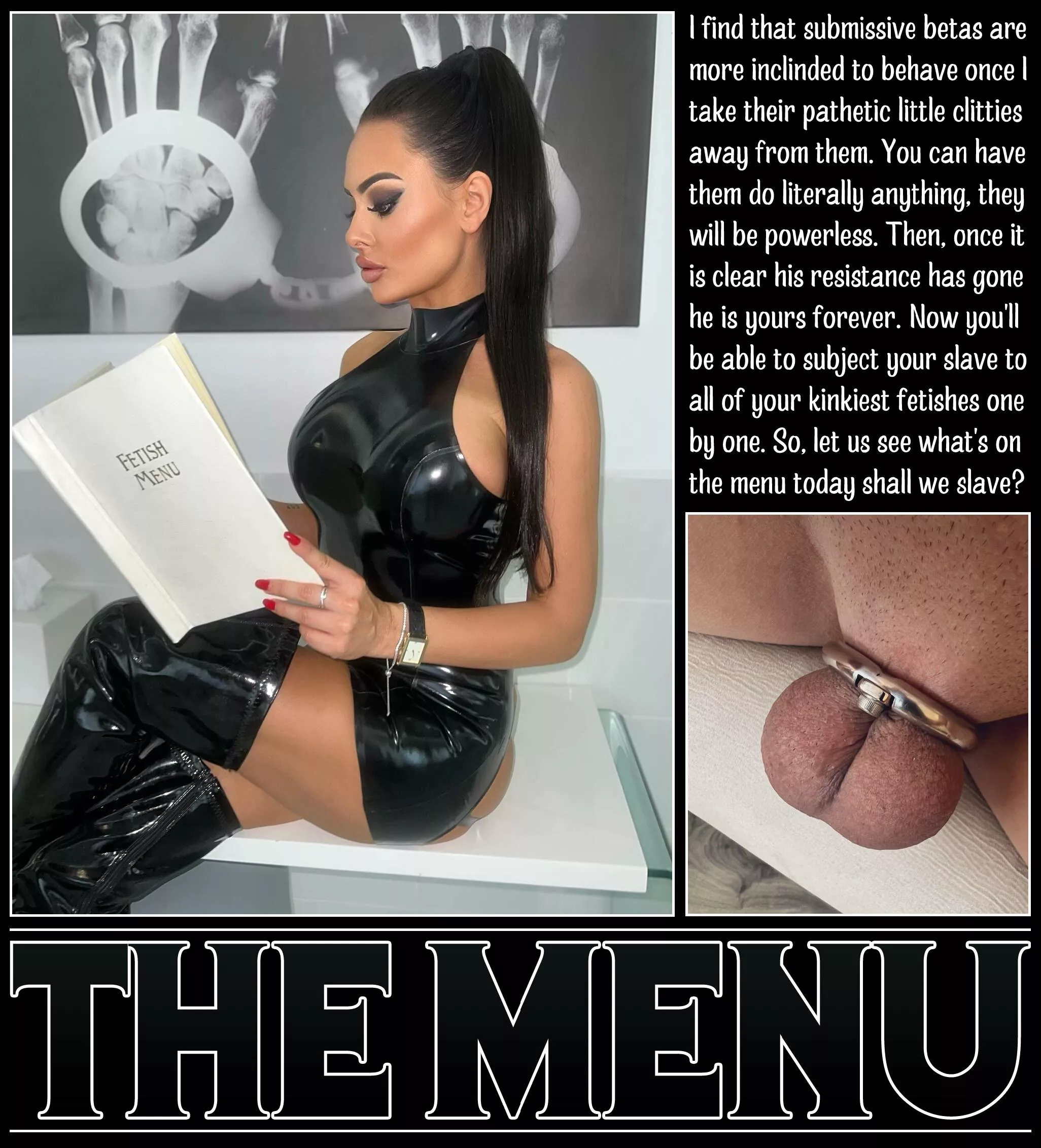 THE MENU [chastity] [femdom] [denial]