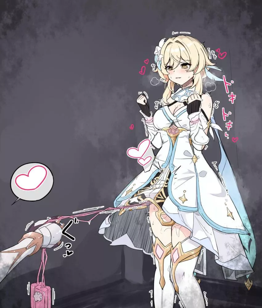 Using the pet's vibrators as a leash to walk her from. [lucifina 006]