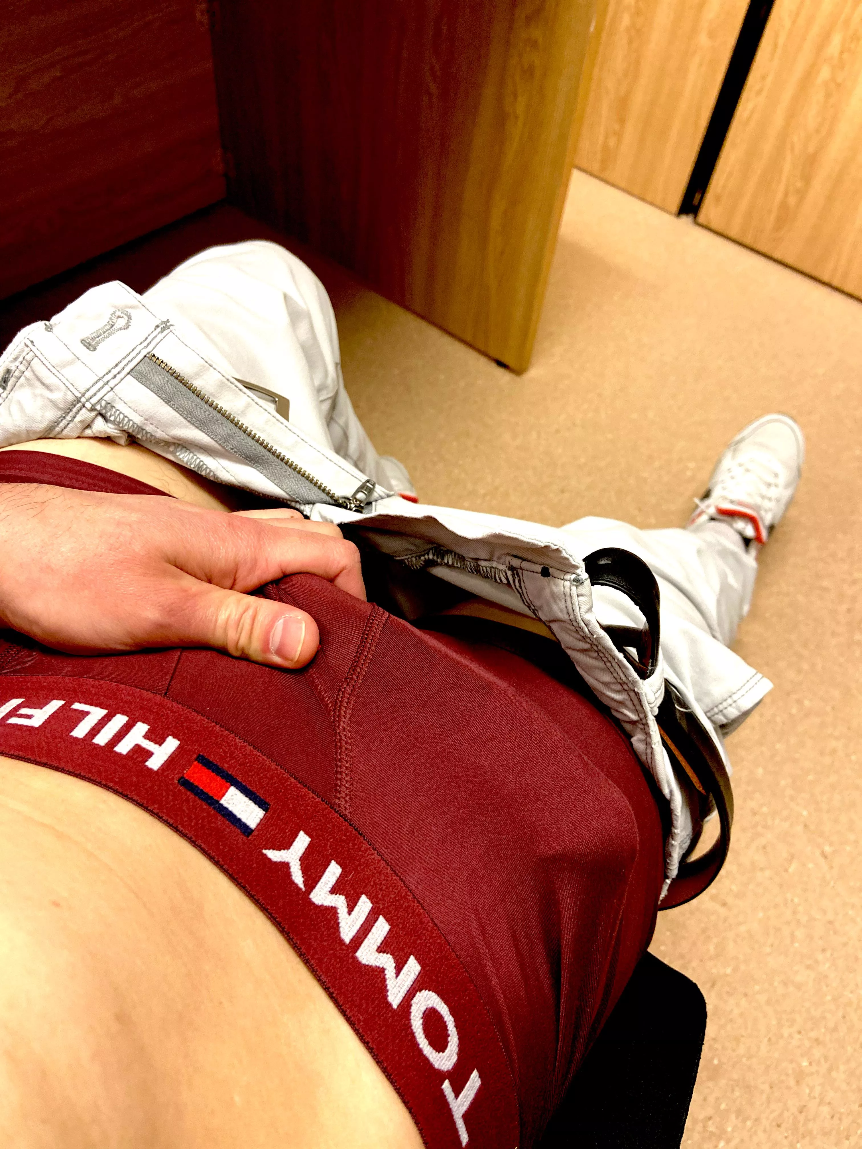 What’s under the red?