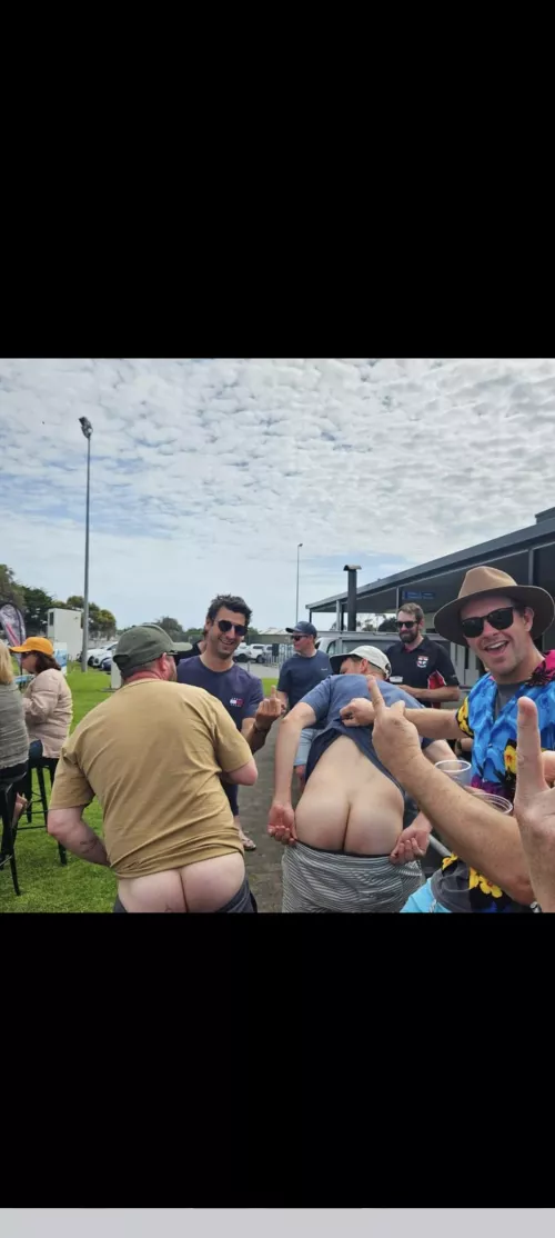 Arsw out during the footy