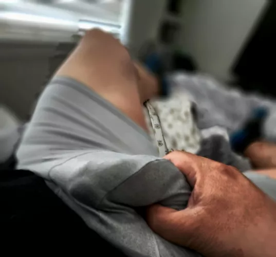 Can't keep it in much longer 