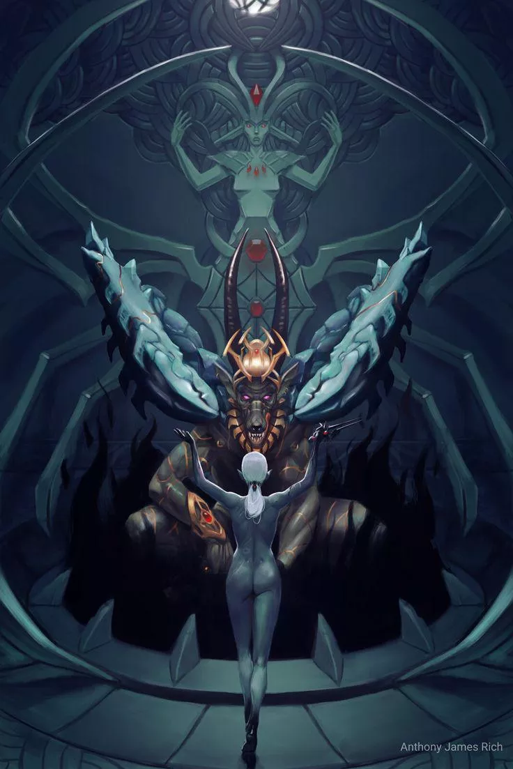 Drow summoning ritual (Anthony James Rich)