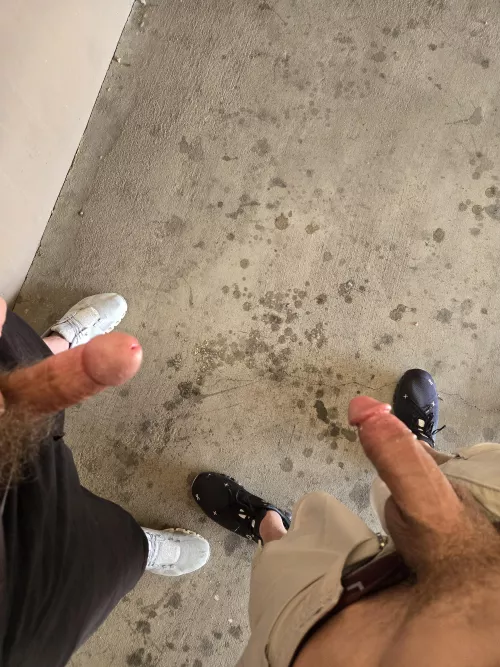 Found someone to unload with in a stairwell 