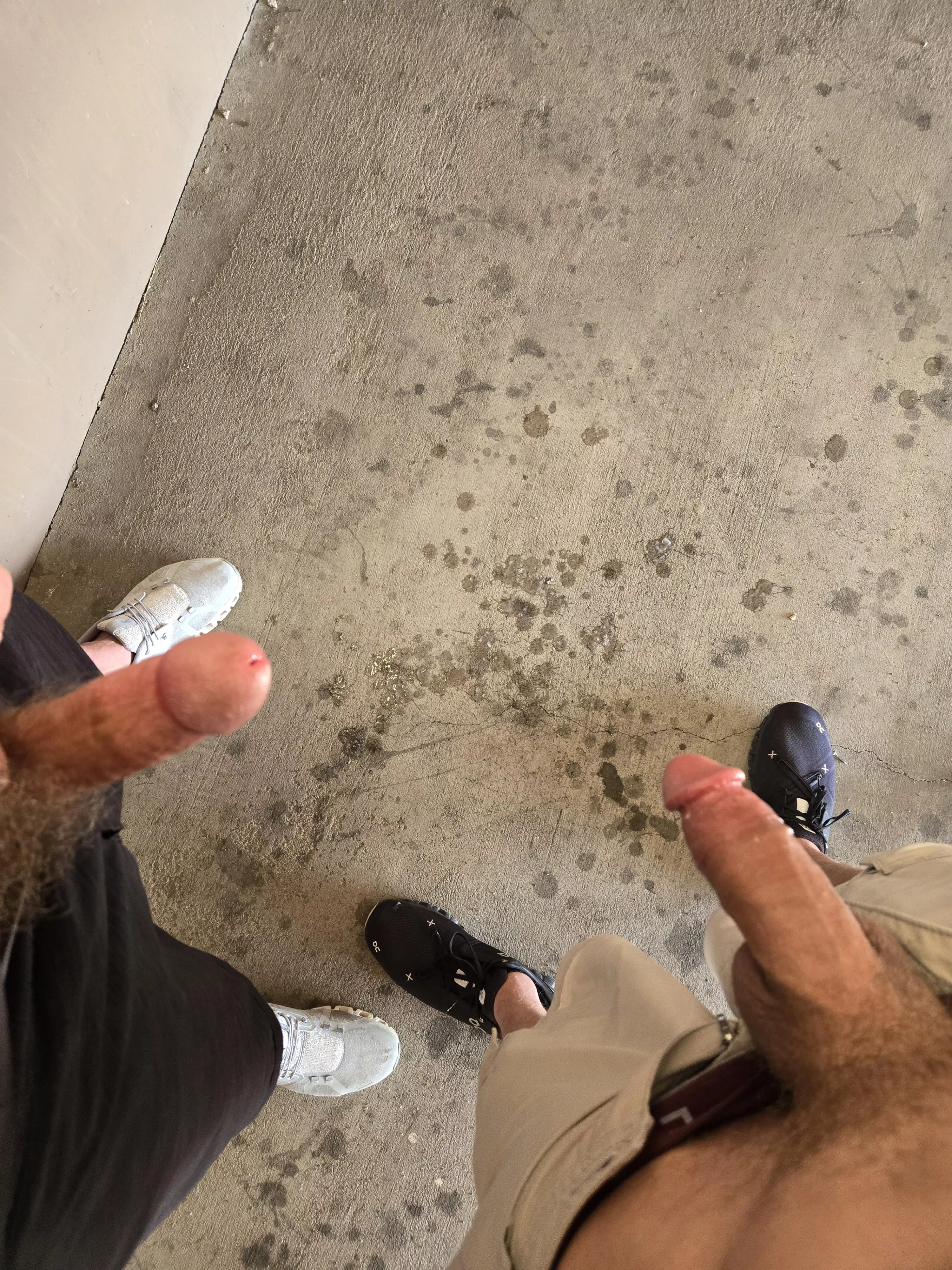 Found someone to unload with in a stairwell 