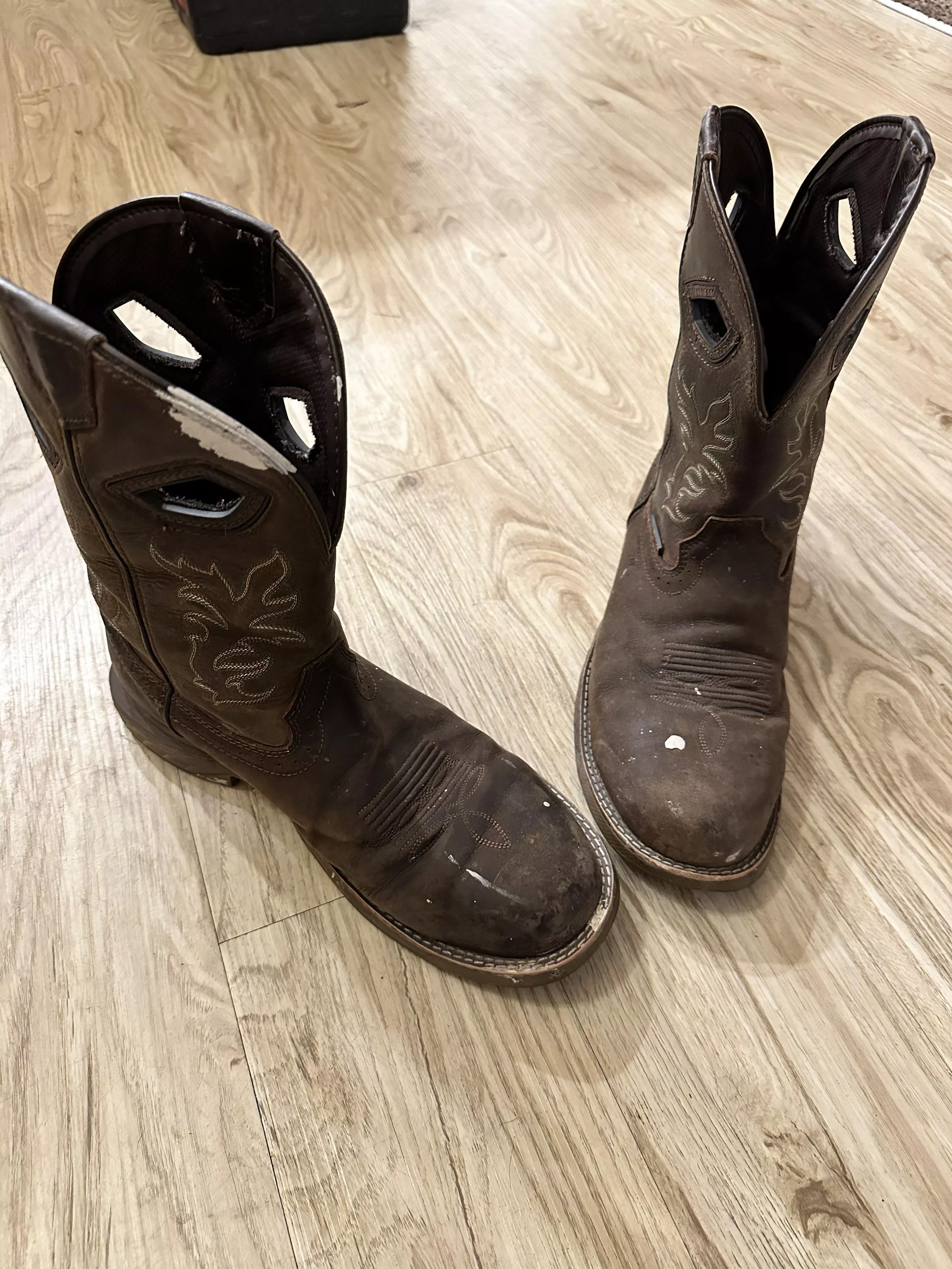 Getting paint off of boots