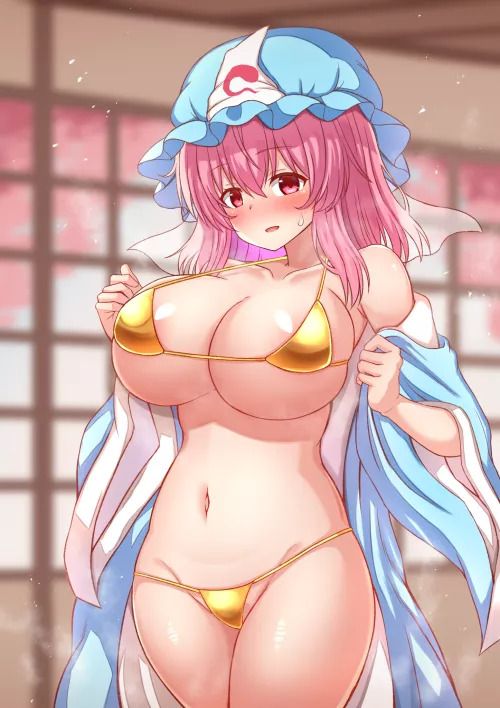 Golden bikini Yuyuko