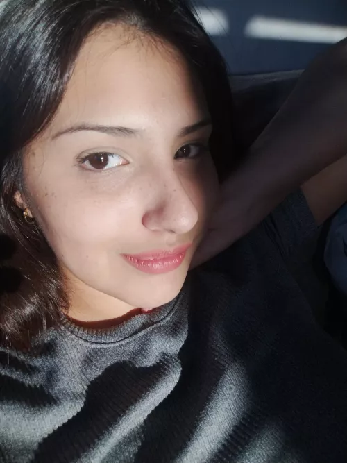 here you have your brunette bitch with the face of a saint